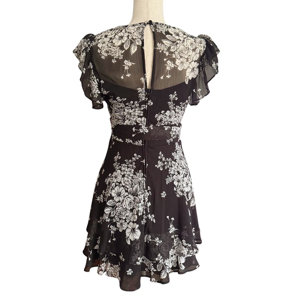 VTG B. Darlin Y2K Babydoll mini dress Women's Sz 4 6 Vintage Fairy Fairycore 90s - Picture 8 of 16